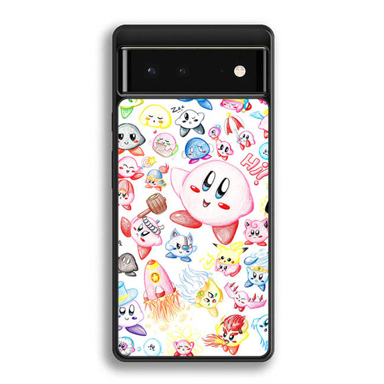 Kirby Paint Collage Google Pixel 6 | Google Pixel 6a | Google Pixel 6 Pro Case