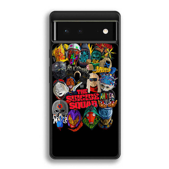 The Suicide Squad Members Logo Google Pixel 6 | Google Pixel 6a | Google Pixel 6 Pro Case