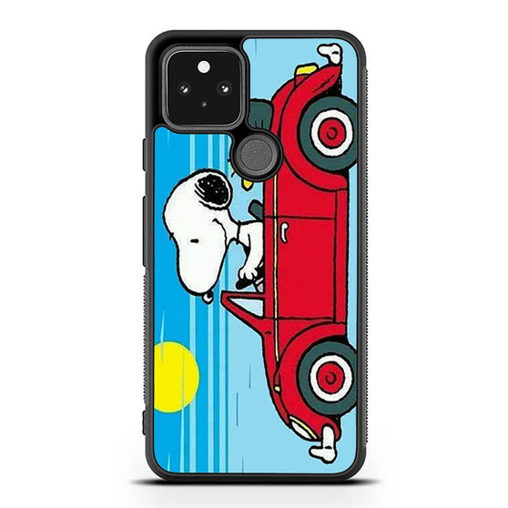 Snoopy in Car Google Pixel 5 | Pixel 5a With 5G Case