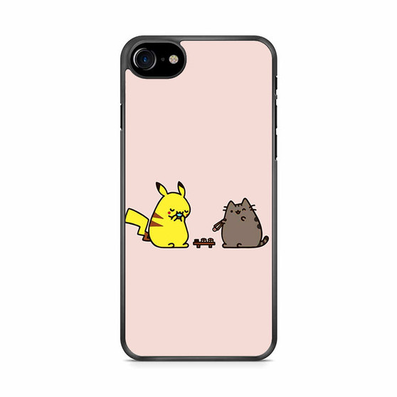Pusheen and pikachu iPhone SE 2020 Case