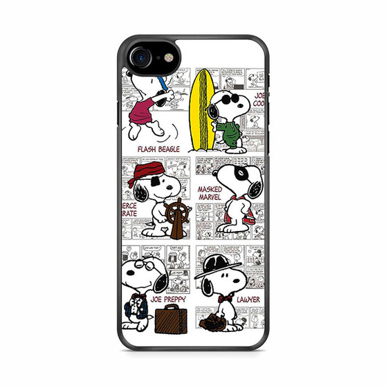 Snoopy Comic Art iPhone SE 2020 Case
