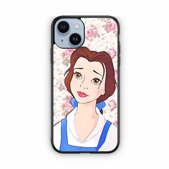 Belle beauty and the beast floral iPhone 14 Case