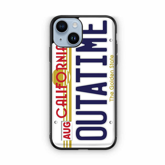 Outatime Back To The Future California License Plate iPhone 14 Case