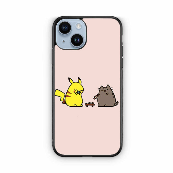 Pusheen and pikachu iPhone 14 Case