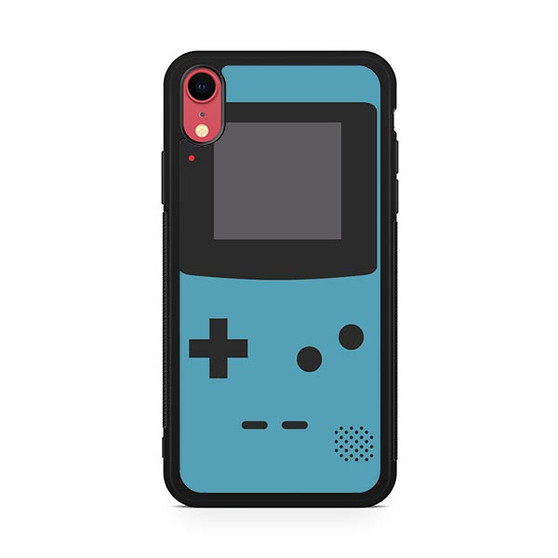 blue custom gameboy iPhone XR Case