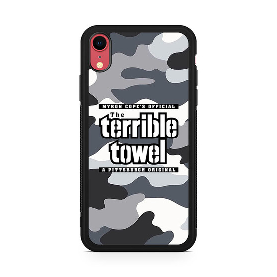 The Terrible Towel Pittsburgh Steelers in Camo iPhone XR Case
