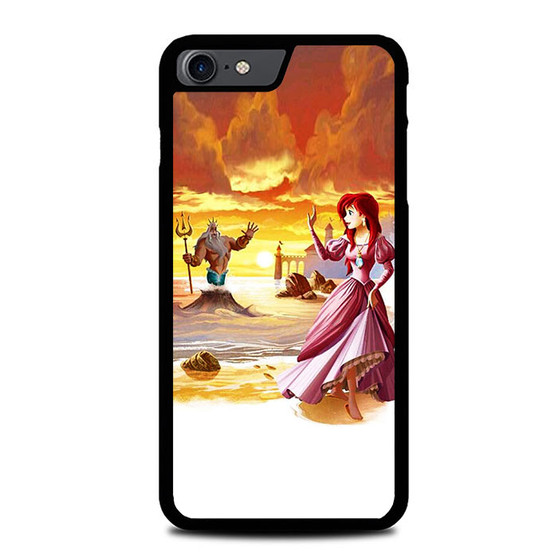 Ariel the Little Mermaid & King of Sea iPhone SE 2022 Case