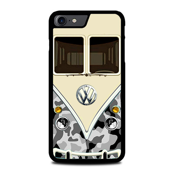 black camo vw retro bus iPhone SE 2022 Case