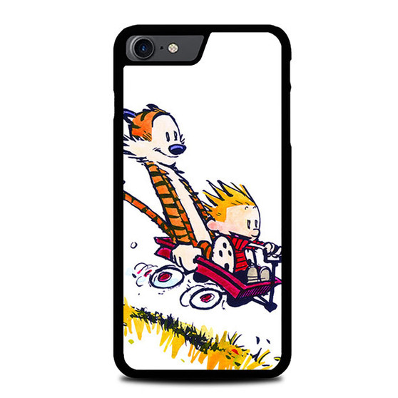 Calvin and Hobbes Riding Imagination Car iPhone SE 2022 Case