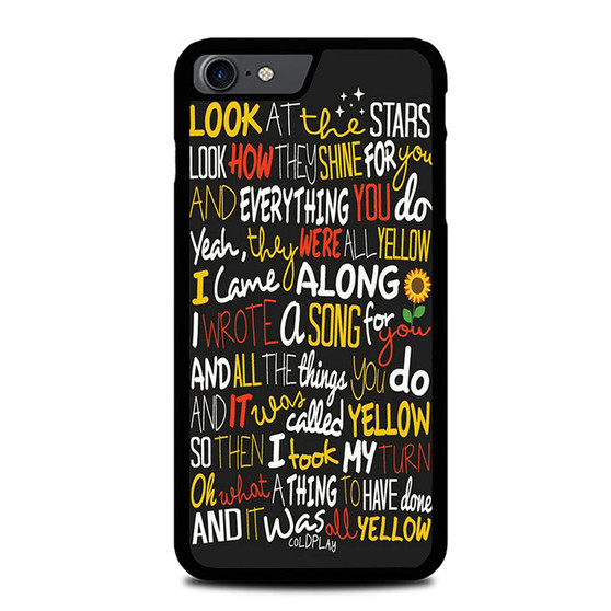 Coldplay Lyrics 2 iPhone SE 2022 Case