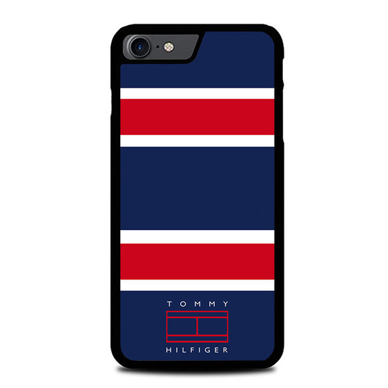 tommy hilfiger pattern iPhone SE 2022 Case