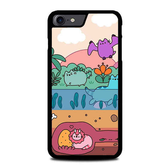Pusheen Dinosaurs iPhone SE 2022 Case