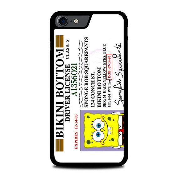 Spongebob Squarepants Driver License iPhone SE 2022 Case