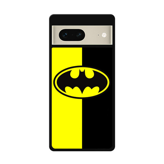 Batman Old Logo With Black & Yellow Background Google Pixel 7 | Google Pixel 7 Pro Case