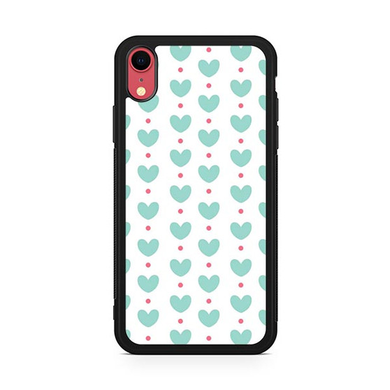 Heart in Light Blue iPhone XR Case