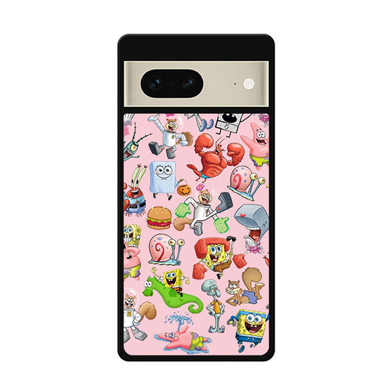 Spongebob Square Pants Collage Google Pixel 7 | Google Pixel 7 Pro Case