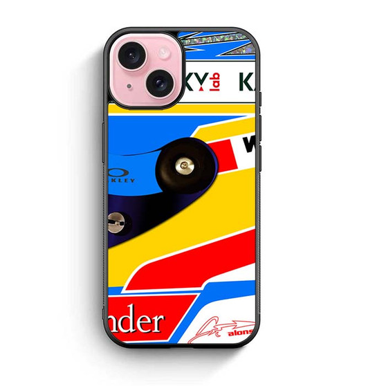 Alonso F1 Helmet iPhone 15 Case