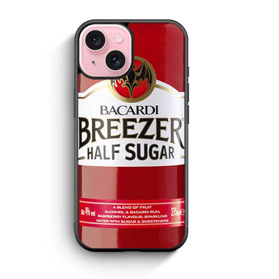 Bacardi Half Sugar red iPhone 15 Case