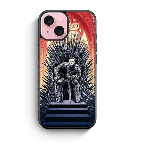 Jon Snow Iron Throne iPhone 15 Case
