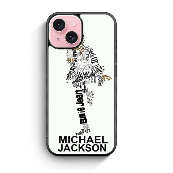 Michael Jackson Songs Title 1 iPhone 15 Case
