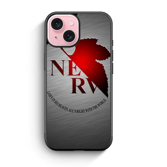 neon genesis NERV iPhone 15 Case