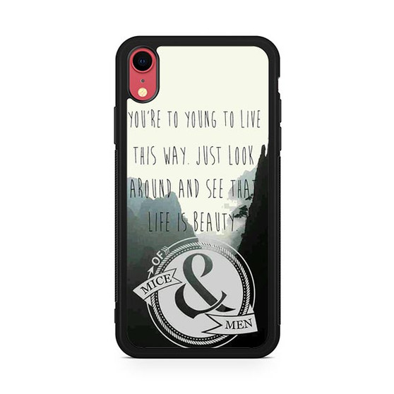 Of Mice & Men Lyrics 5 iPhone XR Case