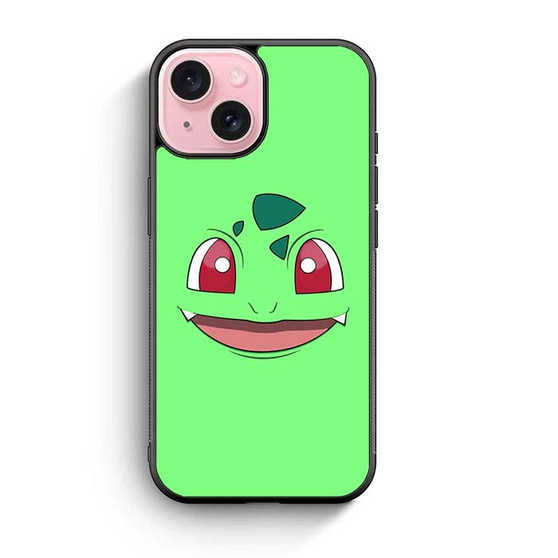 pokemon bulbasaur face iPhone 15 Case