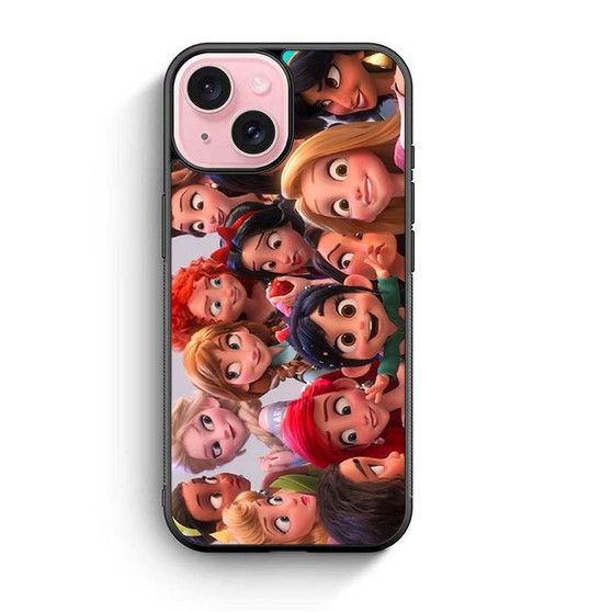 Ralph Breaks the Internet Disney Princess 2 iPhone 15 Case