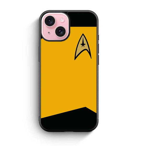 Star Trek Logo Light Yellow iPhone 15 Case