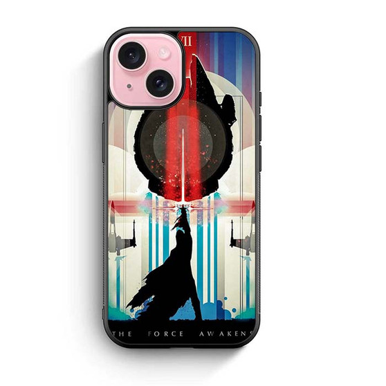 star wars force Awakens art iPhone 15 Case