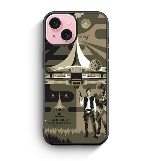 star wars Han Solo Art iPhone 15 Case
