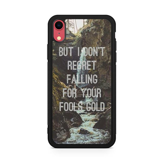 One Direction Quotes Fool's Gold 2 iPhone XR Case One Direction Quotes Fool's Gold 2 iPhone XR Case