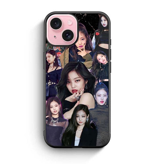 Black Pink Collage 1 iPhone 15 Case