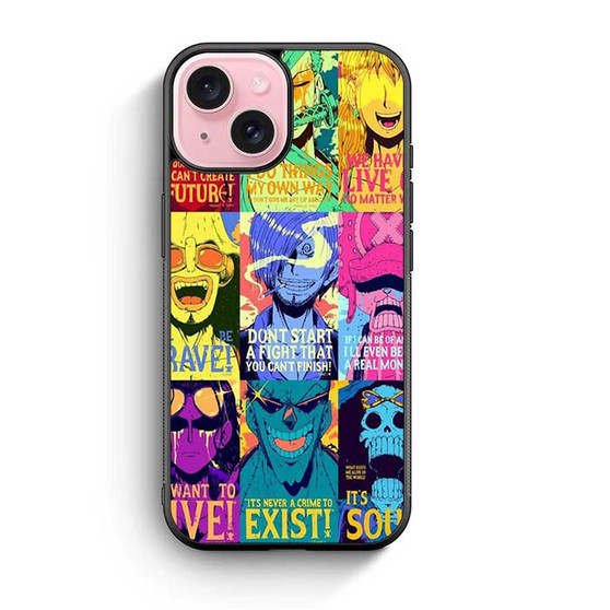 One Piece Quotes iPhone 15 Case