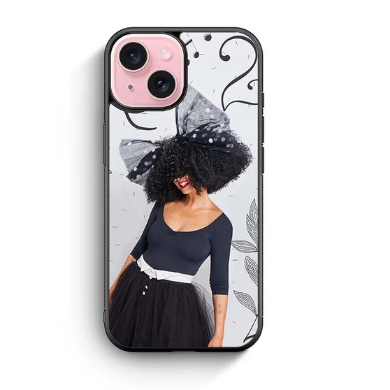 Sia Black and White iPhone 15 Case