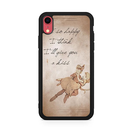 Peter Pan And Wendy Quote iPhone XR Case