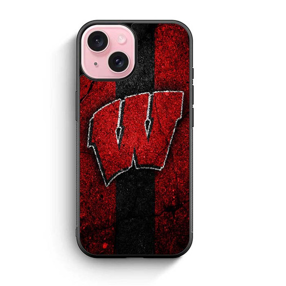 Wisconsin Badgers american football team iPhone 15 Case