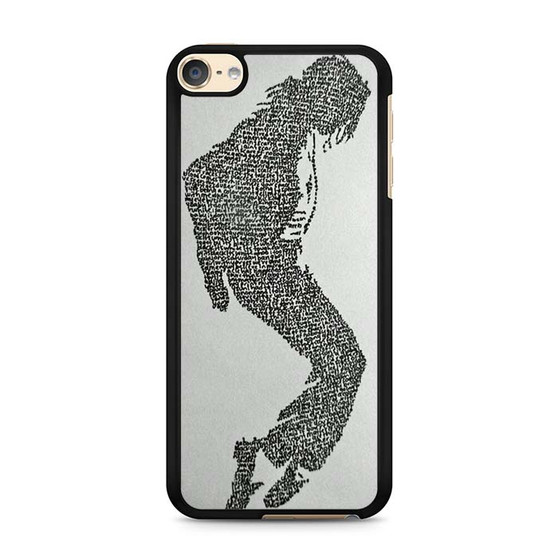 Michael Jackson word art iPod Touch 6 Case