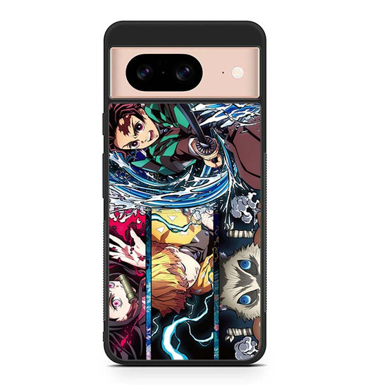 Demon Slayer Tanjiro Zenitsu Nezuko Inosuke Google Pixel 8 | Pixel 8 Pro Case