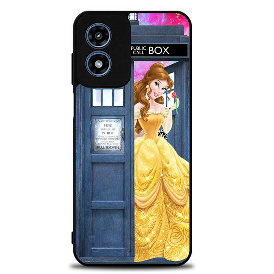 belle who tardis Motorola Moto G Play 2024 Case
