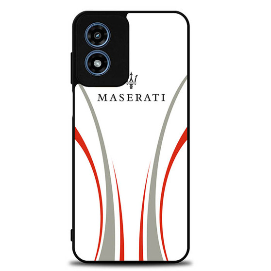 Maserati Silver Red Motorola Moto G Play 2024 Case