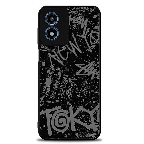 Stussy Cities Of The World Motorola Moto G Play 2024 Case