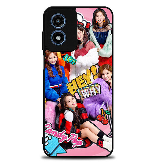 Twice Collage Quotes Motorola Moto G Play 2024 Case