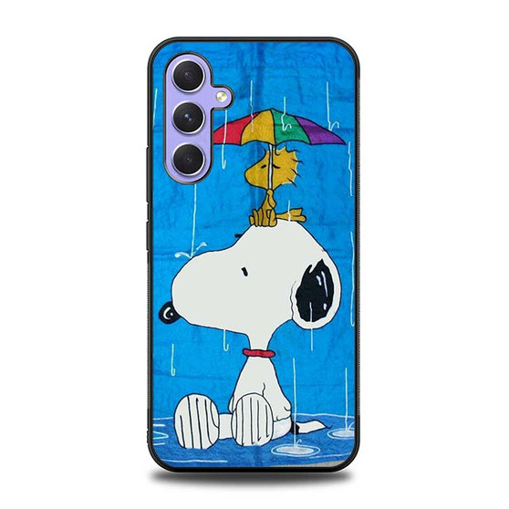 Snoopy In Rain Samsung Galaxy A54 5G Case