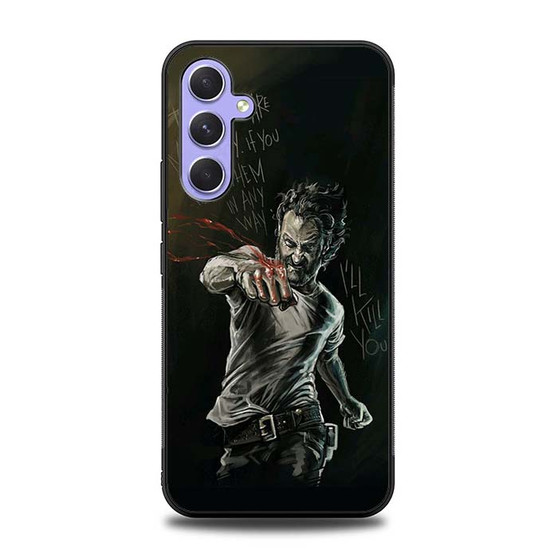 The Walking Dead Rick Quotes Samsung Galaxy A54 5G Case