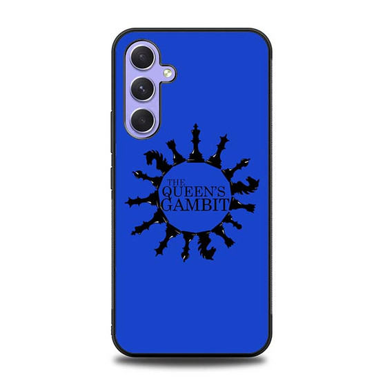 The Queens Gambit in Blue Samsung Galaxy A54 5G Case
