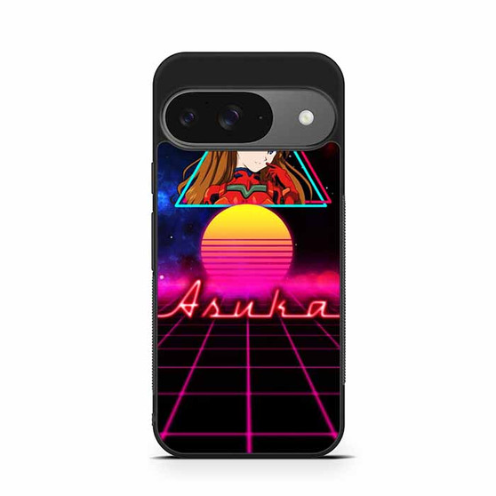 Evangelion Asuka Retrowave Google Pixel 9 Case