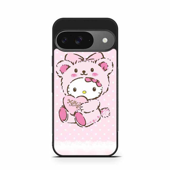 Pink Cute Hello Kitty Bear Google Pixel 9 Case
