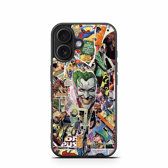 comic collage iPhone 16 Case