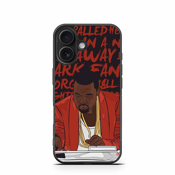 Kanye West On desk iPhone 16 Case